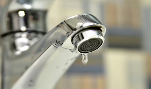 How can listening to how long taps drip after closing them reveal a problem