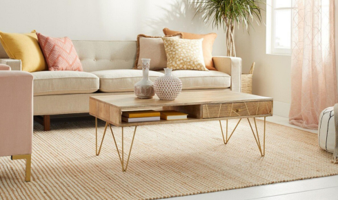Why does choosing the right coffee table size matter in a living room