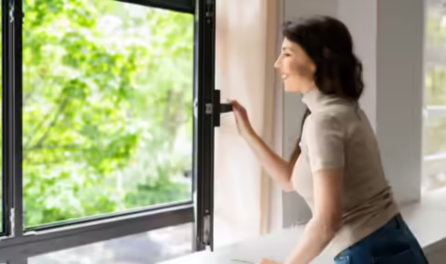 Why is it helpful to develop a habit of checking doors and windows before bed