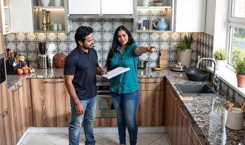 Why is it wise to keep a small buffer in your renovation budget from day one