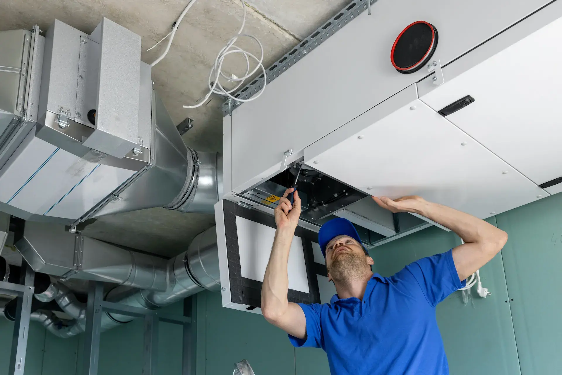 HVAC decontamination